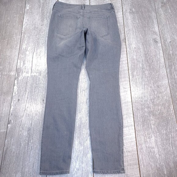 Athleta Womens Denim Sculptek Skinny Jeans Size 4 Gray Pants Mid Rise - Picture 3 of 13
